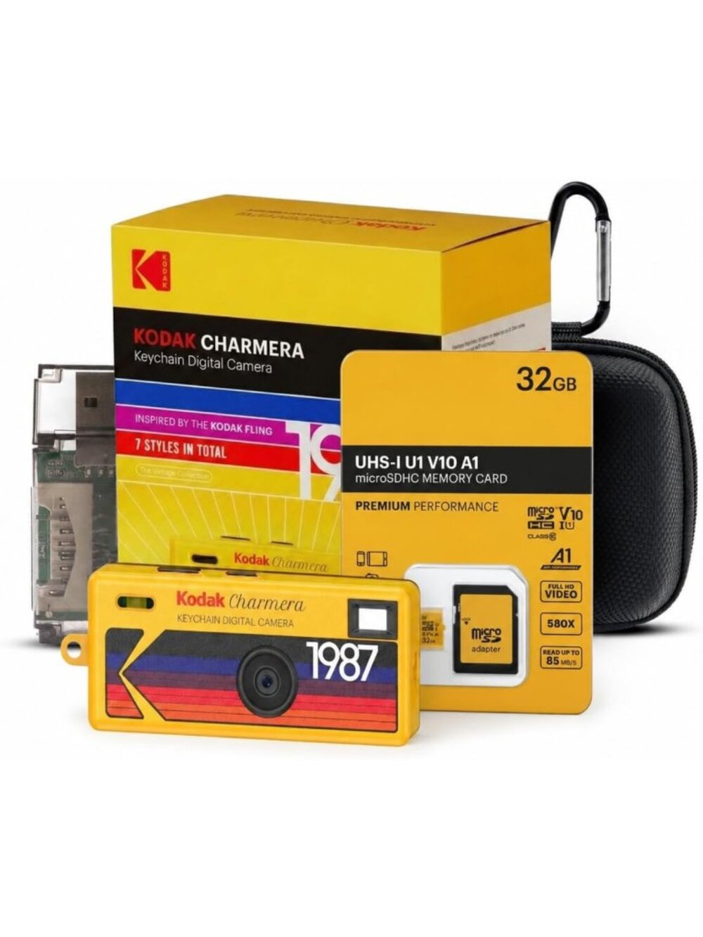 Compact Digital Camera Keychain Bundle | Fun Mini Camera for Memories